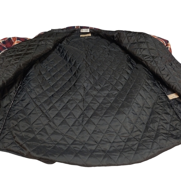 Vintage Midwest Traders Men's Plaid Quilted Flannel Shirt Sz XLT - Picture 7 of 8